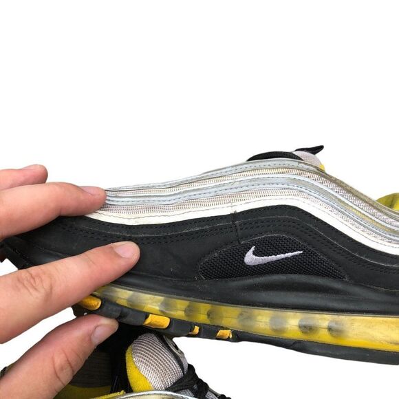 RARE 2018 Nike Air Max 97 Steelers Black Yellow Size 7.5 - Picture 10 of 15